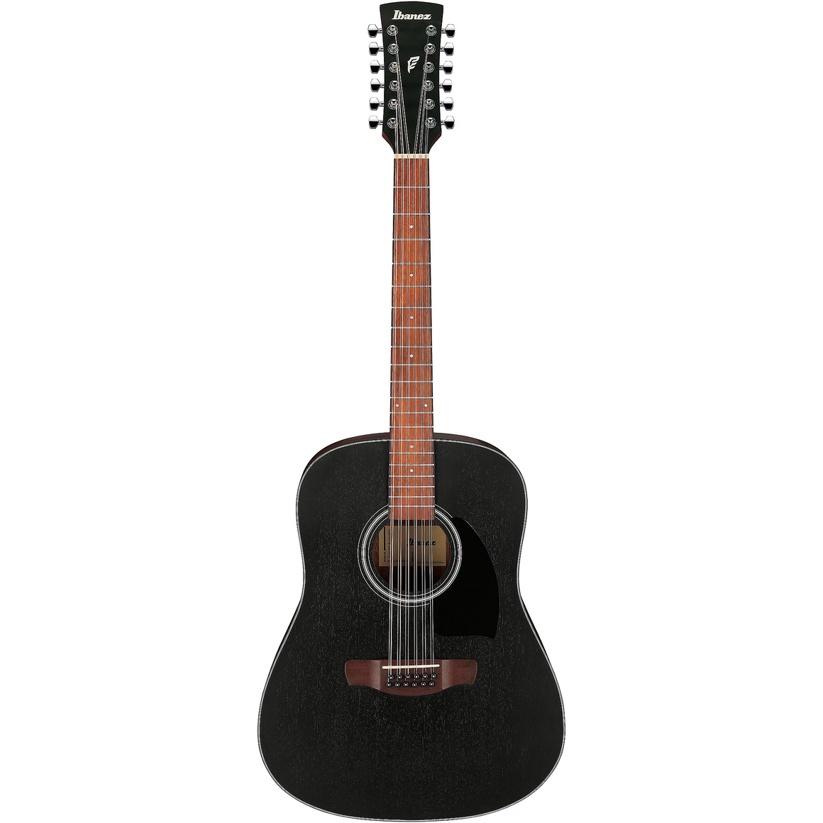 Ibanez PF5412 PF Series Dreadnought 12 String Acoustic Guitar (Weathered Black Open)