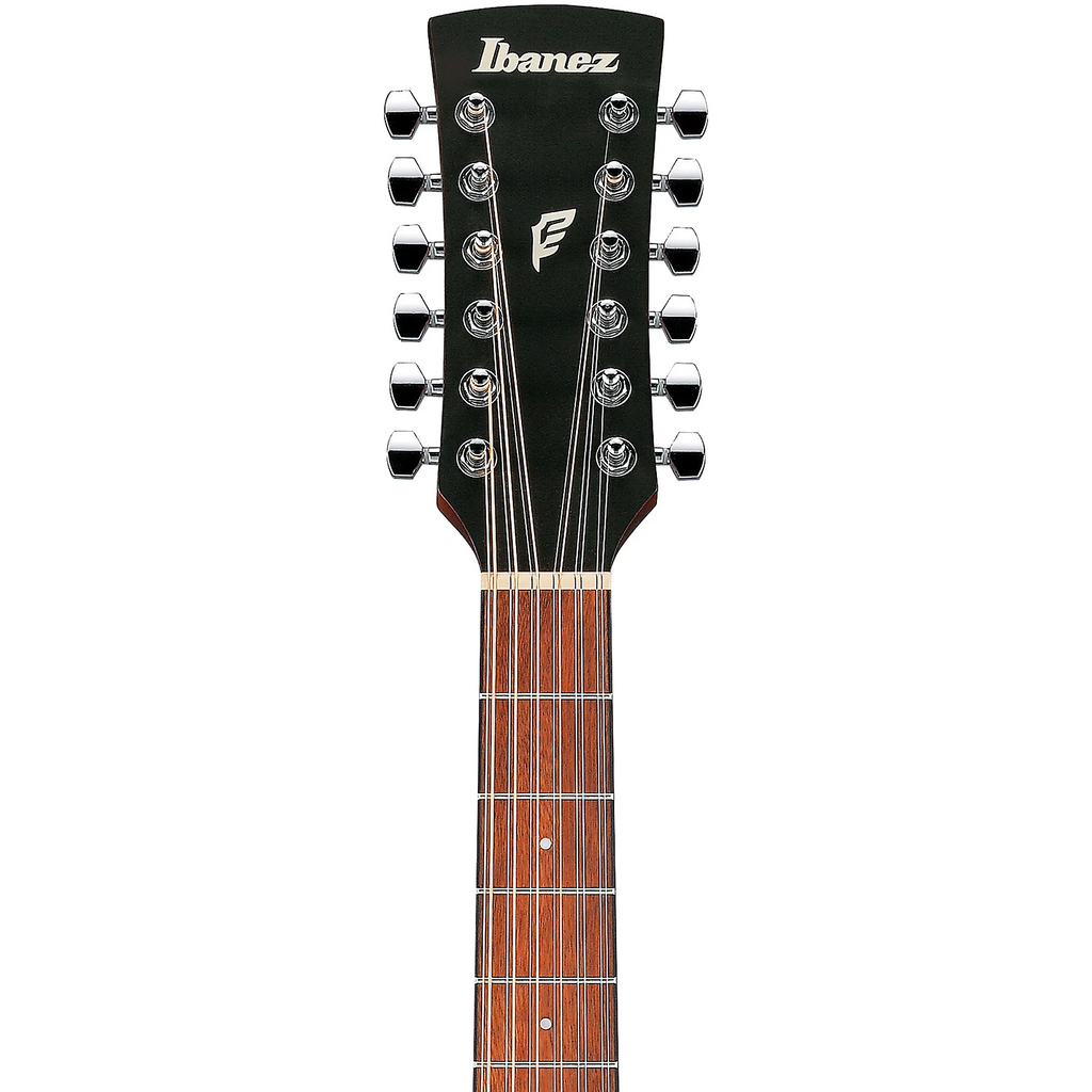Ibanez PF5412 PF Series Dreadnought 12 String Acoustic Guitar (Weathered Black Open)