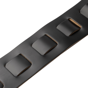 LEVY'S M26PDBLK 3" Top Grain Leather Guitar Strap