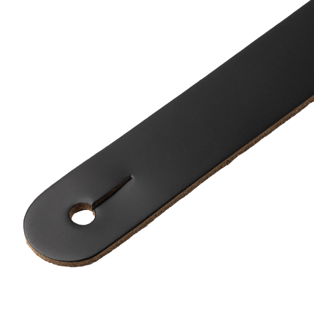 LEVY'S M26PDBLK 3" Top Grain Leather Guitar Strap