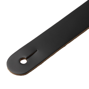 LEVY'S M26PDBLK 3" Top Grain Leather Guitar Strap