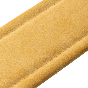 LEVY'S M26SPDBLKTAN Black Acoustic Leather Guitar Strap w/ Tan Suede Backing
