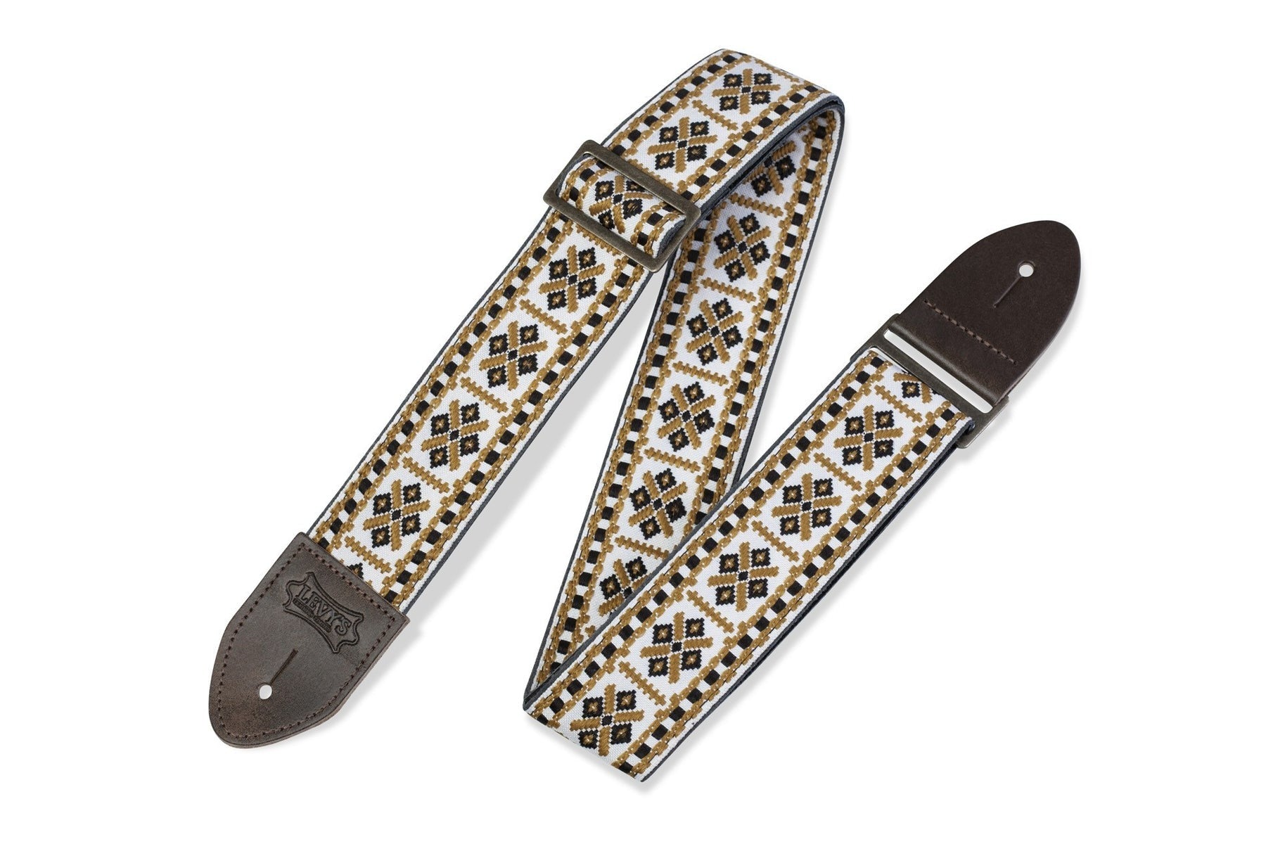 LEVYS M8HTV07 2" Vintage Hootenanny Jacquard Weave Guitar Strap