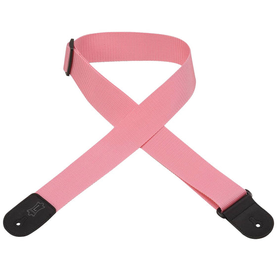 LEVYS M8POLYPNKL  2" Polypropylene Guitar Strap, Pink