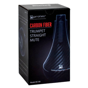 Protec MC100 Trumpet Straight Mute, Carbon Fiber - Ray's Midbell Music