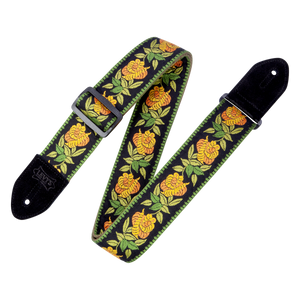 LEVY'S MC8JQ004 2" Jacquard Strap w/ Cotton Backing, Rosa - Yellow