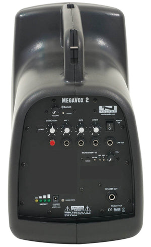 ANCHOR AUDIO MEGA2U2 MegaVox 2 w/ Built-in Bluetooth & Dual Wireless Mic Receiver - Ray's Midbell Music