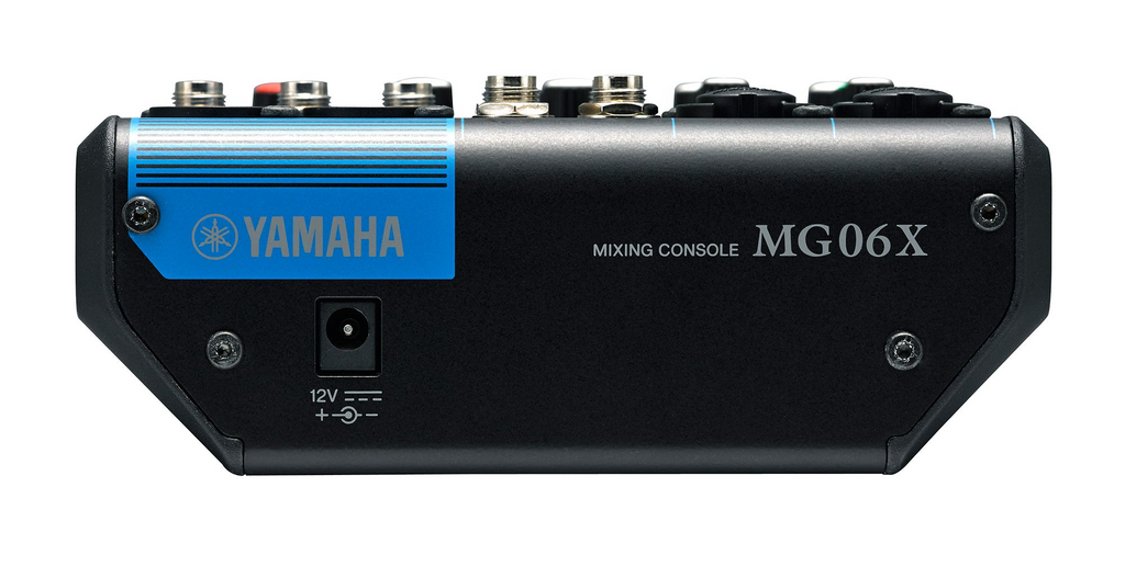 YAMAHA MG06X 6-Input Stereo Mixer SPX Effects 2 Mic Inputs, 2 Stereo Inputs