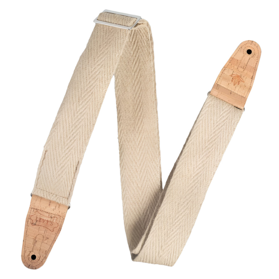 LEVYS MH8PNAT 2" Hemp Webbing Guitar Strap