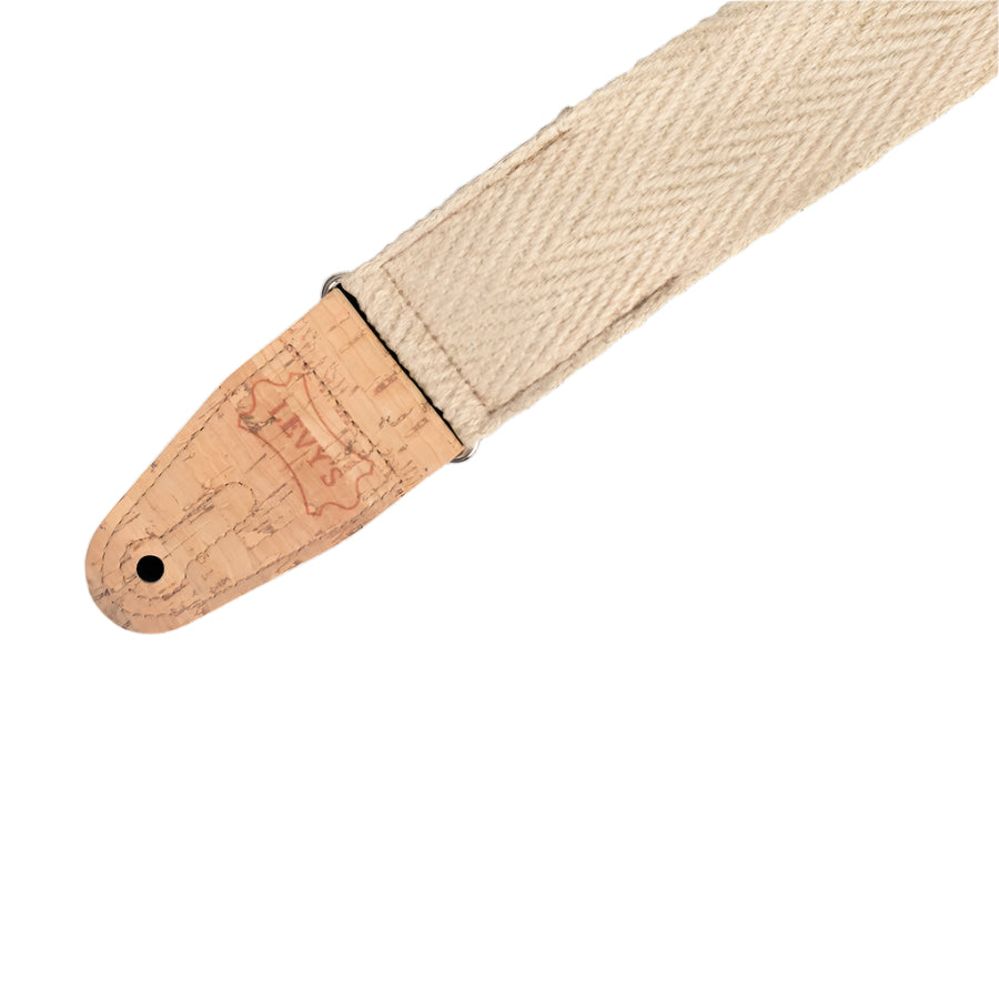 LEVYS MH8PNAT 2" Hemp Webbing Guitar Strap