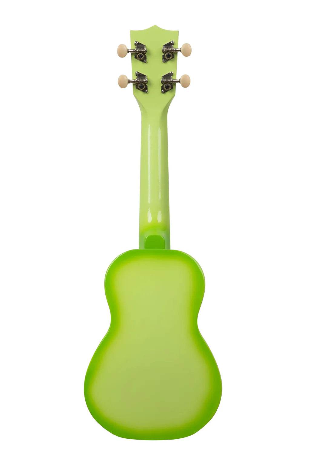 MAKALA MKSDGRNBURST Green Apple Burst Soprano Dolphin Ukulele - Ray's Midbell Music