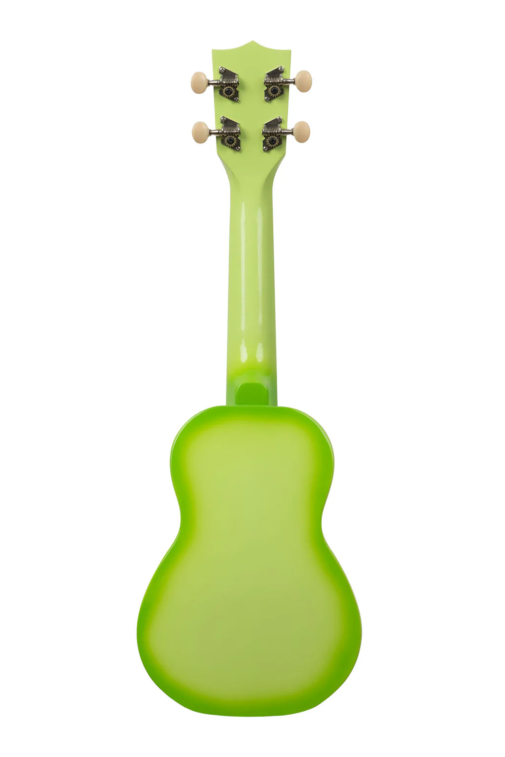 MAKALA MKSDGRNBURST Green Apple Burst Soprano Dolphin Ukulele