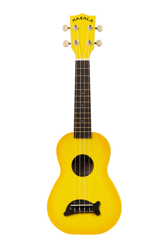 MAKALA MKSDYLBURST Yellow Burst Soprano Dolphin Ukulele