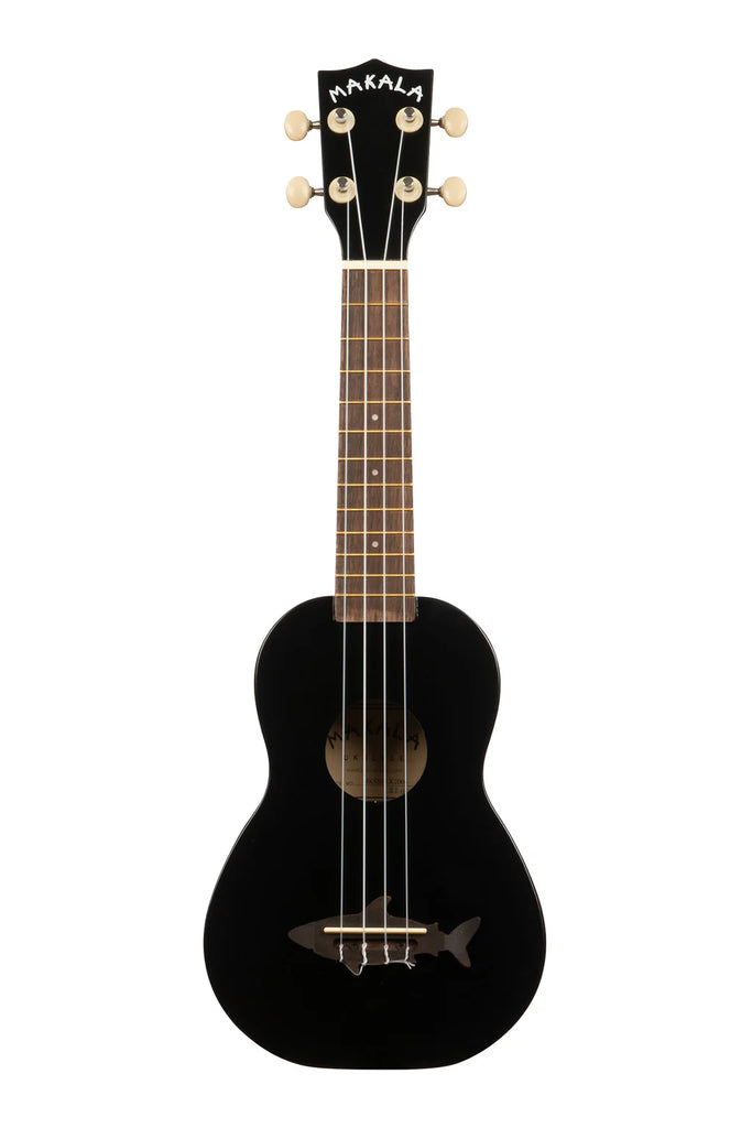 MAKALA MKSSBLK Blacktip Shark Soprano Ukulele w/ Tote Bag