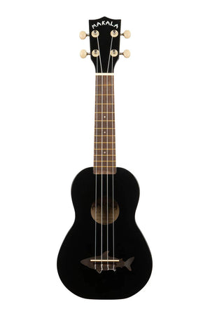 MAKALA MKSSBLK Blacktip Shark Soprano Ukulele w/ Tote Bag - Ray's Midbell Music