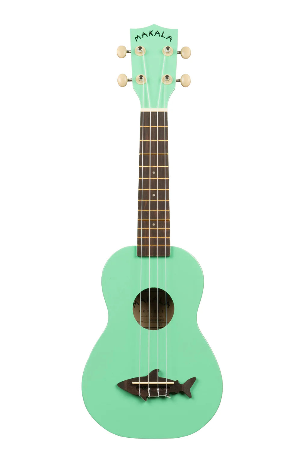 MAKALA MKSSGRN Surf Green Shark Soprano Ukulele w/ Tote Bag