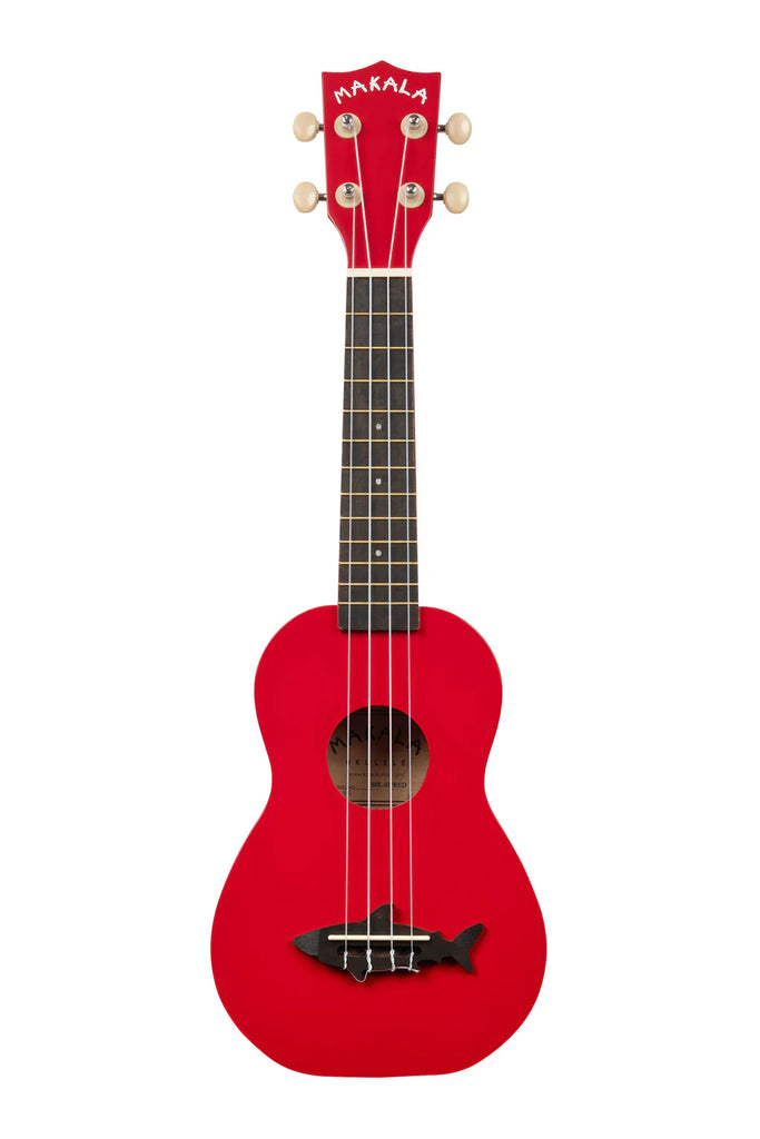 MAKALA MKSSRED Red Sea Shark Soprano Ukulele w/ Tote Bag