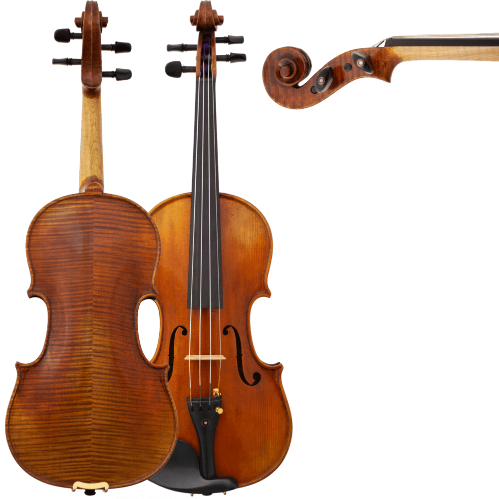 Maple Leaf MLS1350VN44 4/4 Artisan Collection Lady Claire Violin Outfit w/ Soft Case & Carbon Fiber Composite Bow - Ray's Midbell Music
