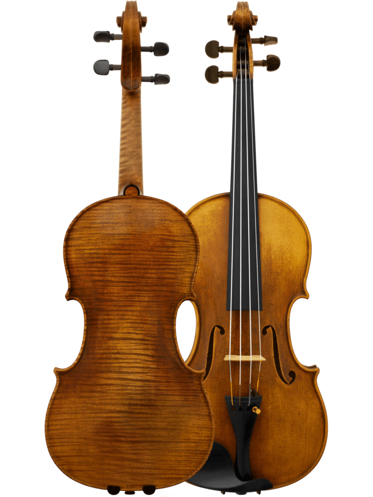 Maple Leaf MLS2100VN44HA 4/4 Bench Copy Haddock Violin w/ Plywood Case & Woven Carbon Fiber Bow - Ray's Midbell Music
