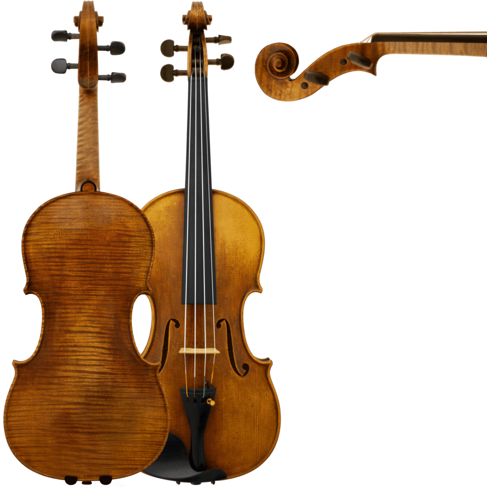 Maple Leaf MLS2100VN44HA 4/4 Bench Copy Haddock Violin w/ Plywood Case & Woven Carbon Fiber Bow - Ray's Midbell Music