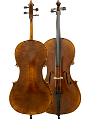 Maple Leaf MLS500C44 4/4 Craftsman Collection Chaconne Cello w/ Soft Case & Carbon Fiber Composite Bow - Ray's Midbell Music