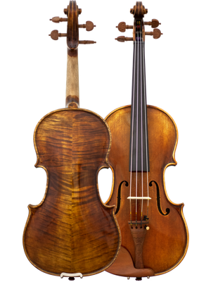 Maple Leaf MLS500VA165 16.5" Craftsman Collection Chaconne Viola w/ Plywood Case & Carbon Fiber Composite Bow
