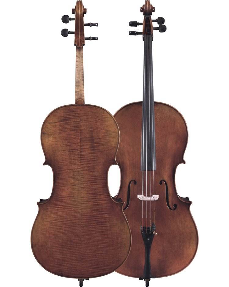 Maple Leaf MLS513C44EUIOFT 4/4 Craftsman Collection Noble Philip Cello w/ Hard Case & Pernambuco Wrapped Carbon Fiber Bow - Ray's Midbell Music