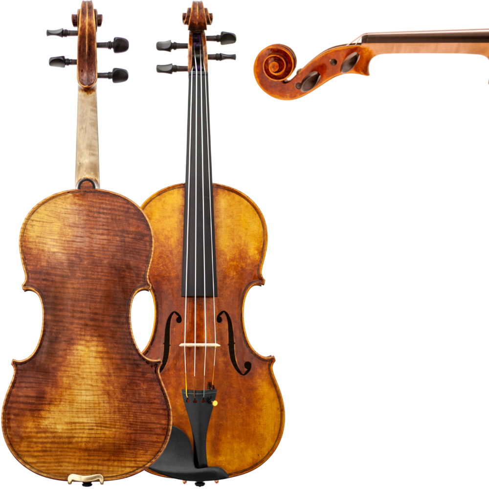 Maple Leaf MLS520VN44 4/4 Craftsman Collection Cremonese Violin Outfit w/ Soft Case & Carbon Fiber Composite Bow