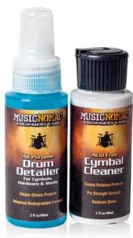 MUSICNOMAD MN117 Drum Detailer & Cymbal Cleaner Combo Pack - 2 oz - Ray's Midbell Music