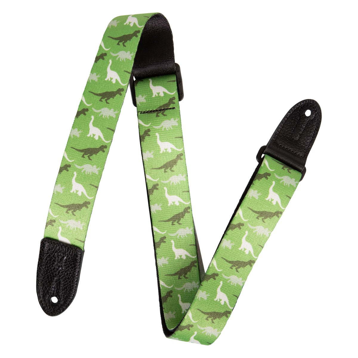 LEVYS MPJR003 1.5" Kids Guitar Strap, Dinosaur Camo