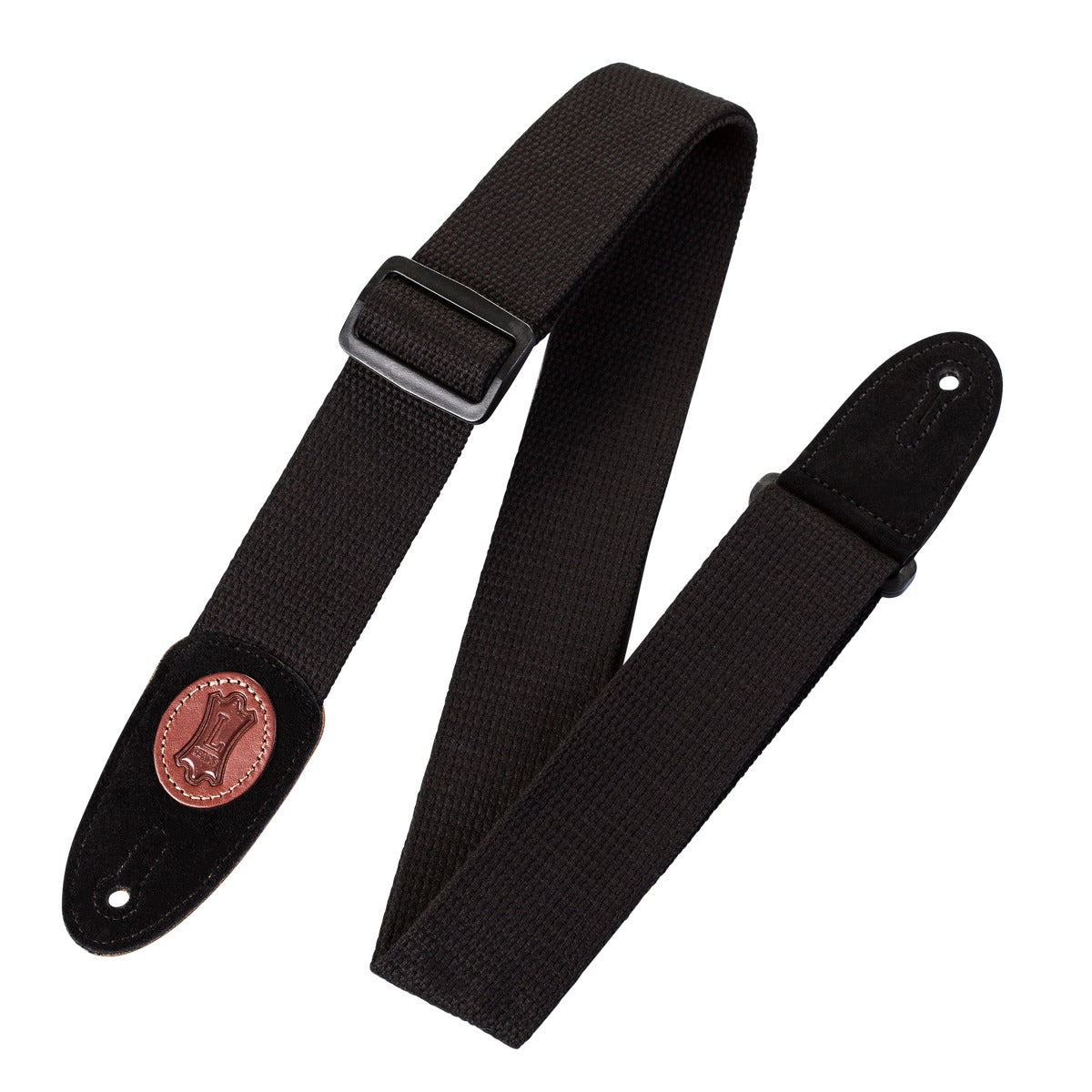 LEVYS MSSC8BLK 2" Black Cotton Guitar Strap