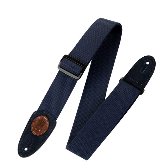 LEVYS MSSC8NAV 2" Navy Cotton Guitar Strap