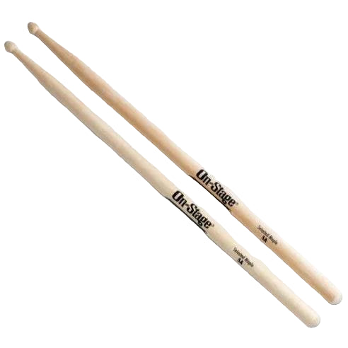 ON STAGE MW5AAMS 5A Maple Drum Sticks, 12 Pairs, Wood Tip - Ray's Midbell Music