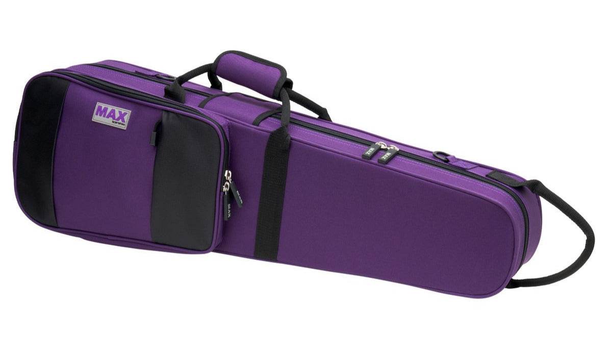 Protec MX044PR Max 4/4 Violin Shaped Case (Purple) - Ray's Midbell Music
