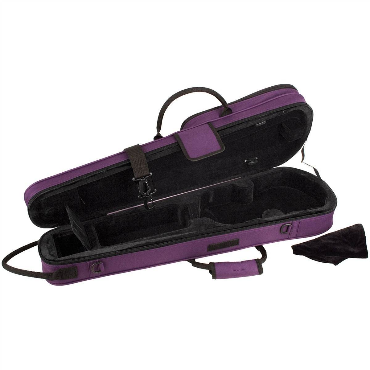 Protec MX044PR Max 4/4 Violin Shaped Case (Purple) - Ray's Midbell Music