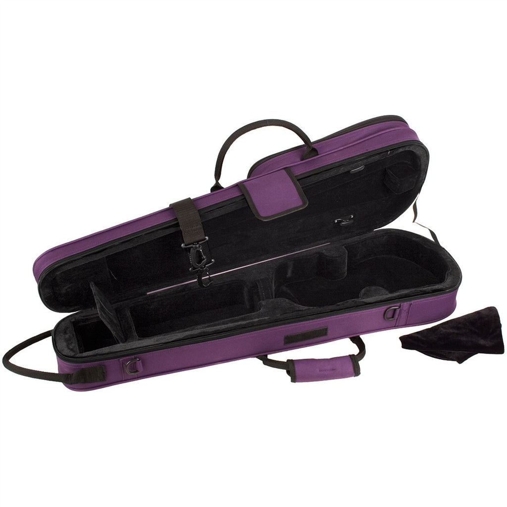Protec MX044PR Max 4/4 Violin Shaped Case (Purple)