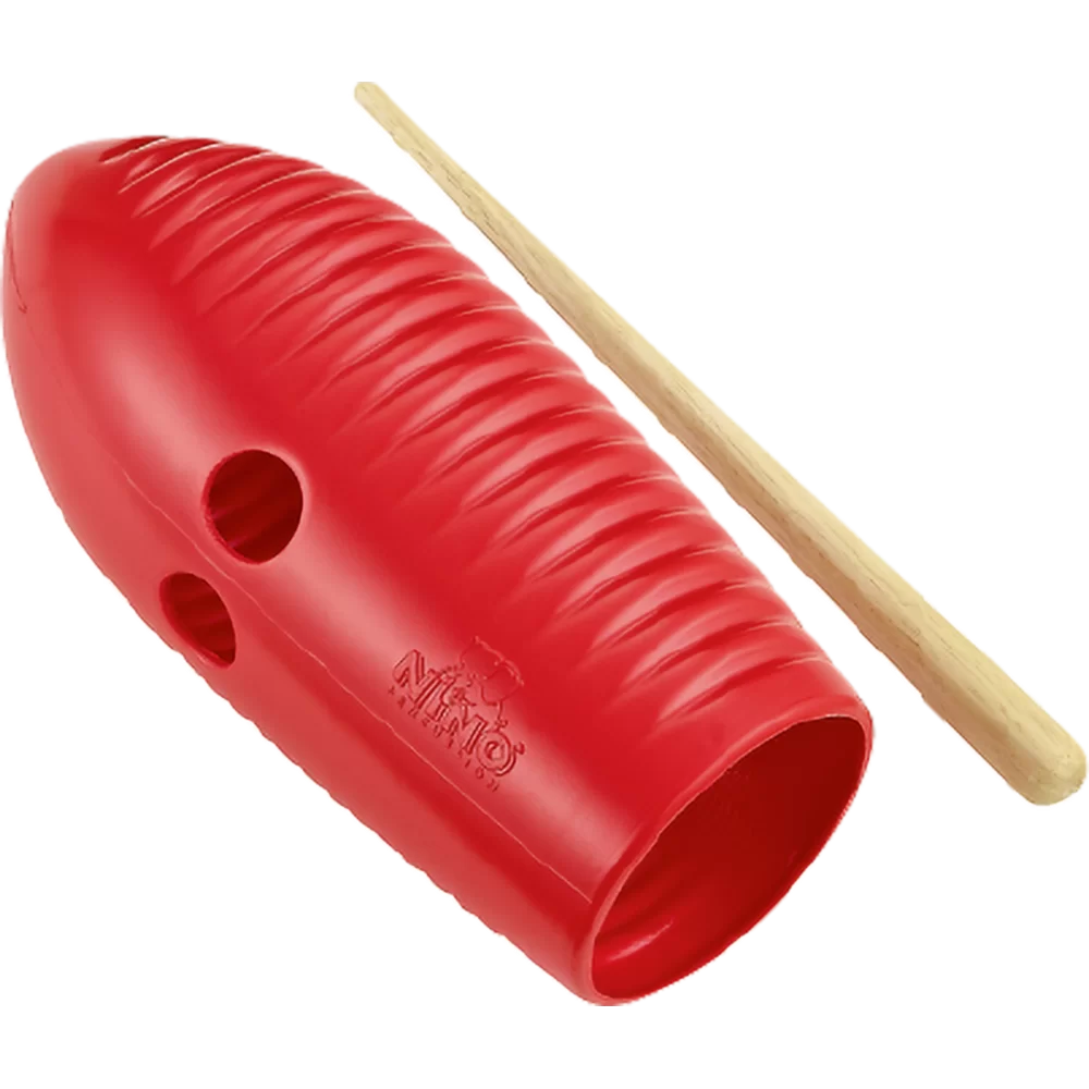 NINO PERCUSSION NINO581R Mini Güiro, Red