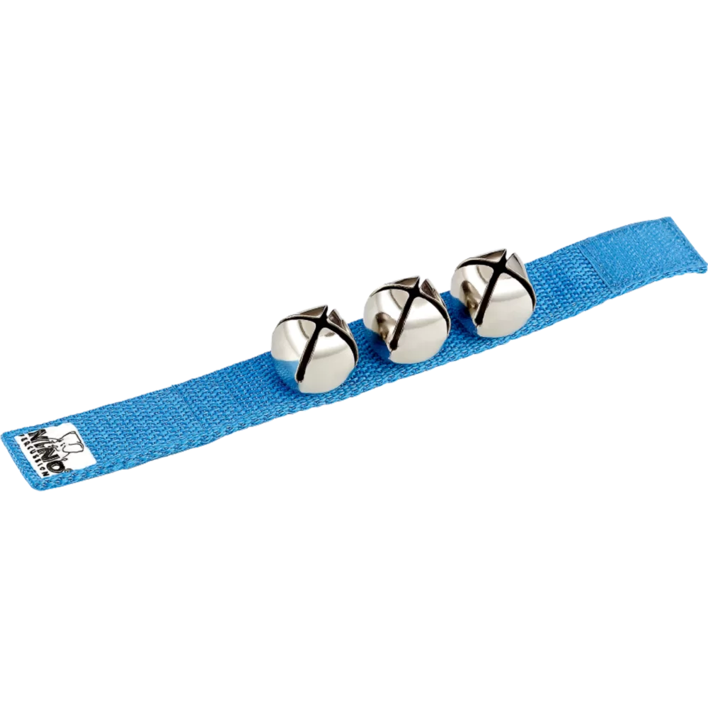 NINO PERCUSSION NINO961B Wrist Bells, Blue