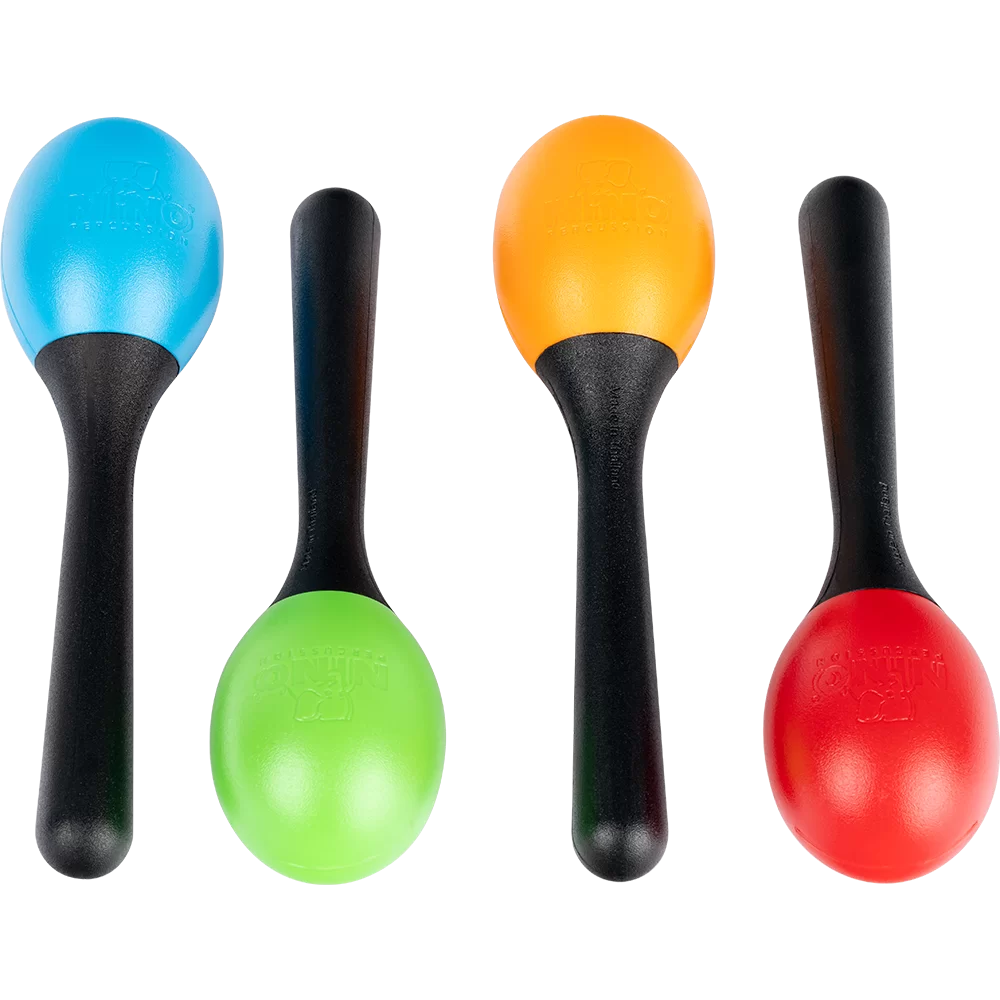 Nino Percussion NINOSET569 Small Egg Maracas Set, 4 pcs.