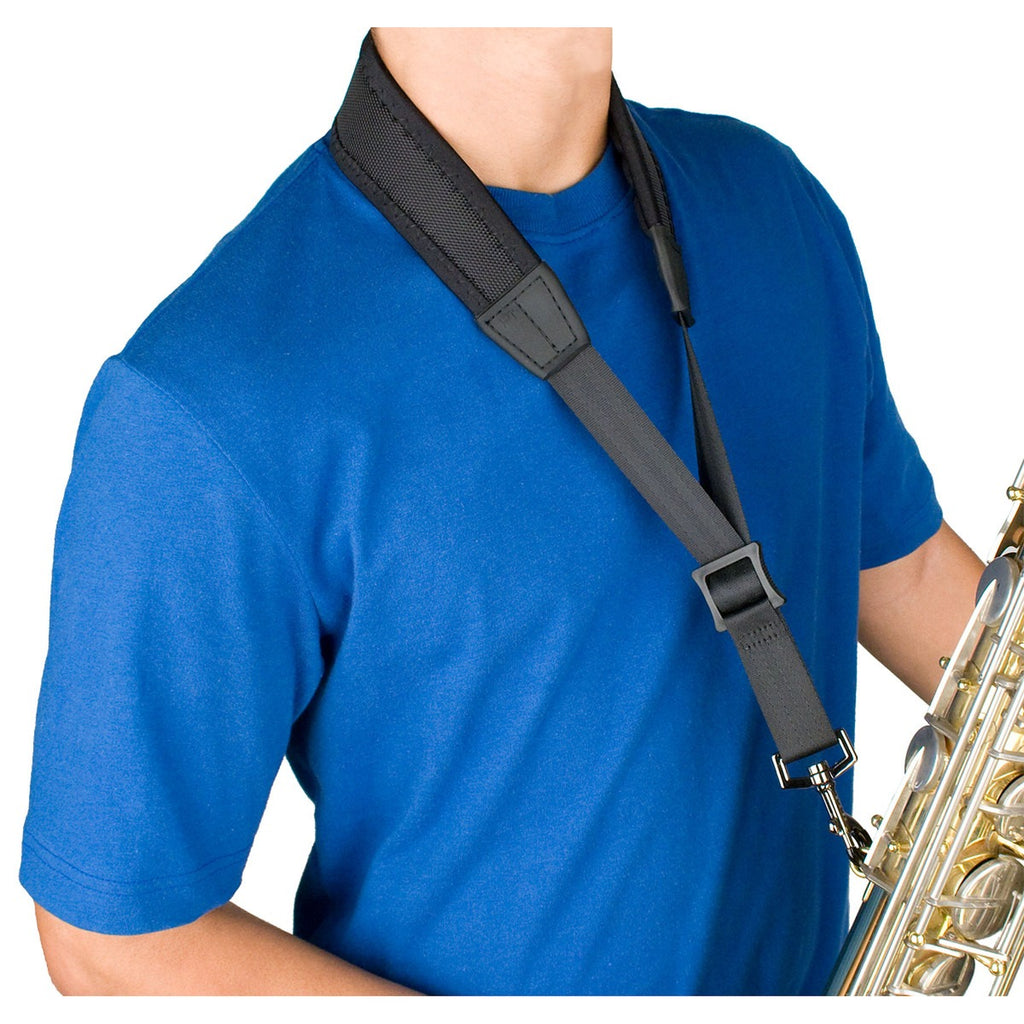 Protec NLS310M Sax Neoprene Neck Strap, 22" Regular w/ Metal Snap