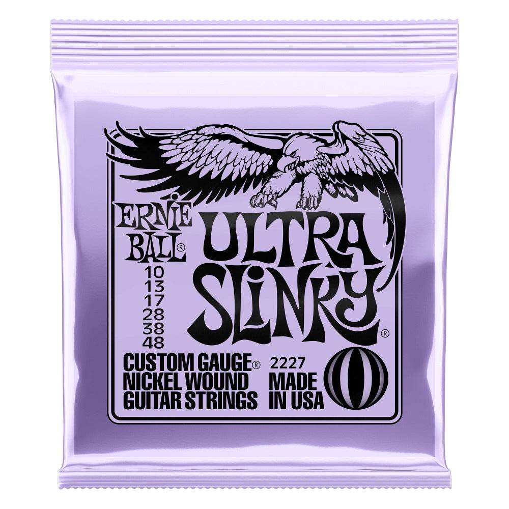 ERNIE BALL P02227 Ultra Slinky Nickel Wound Electric Guitar Strings 10-48 Gauge - Ray's Midbell Music