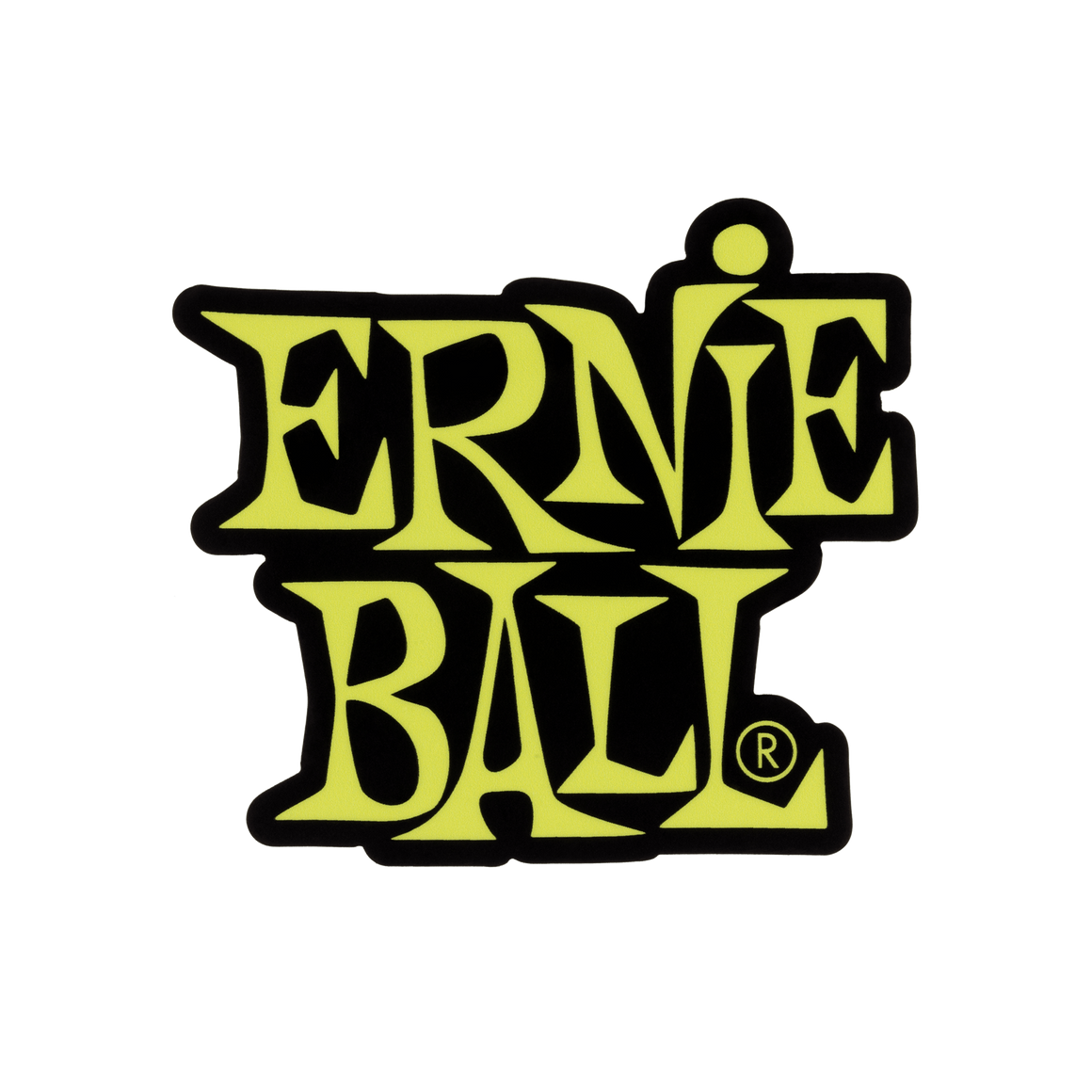 ERNIE BALL P04033 Stacked Logo Sticker - Green