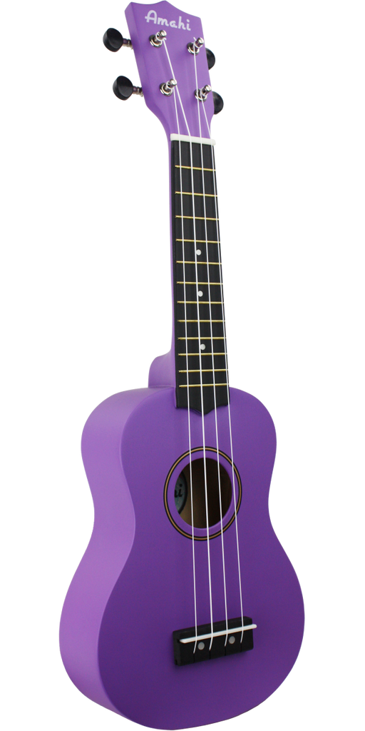 Amahi PNUKPU Panda Soprano Ukulele w/ Bag (Lavender)