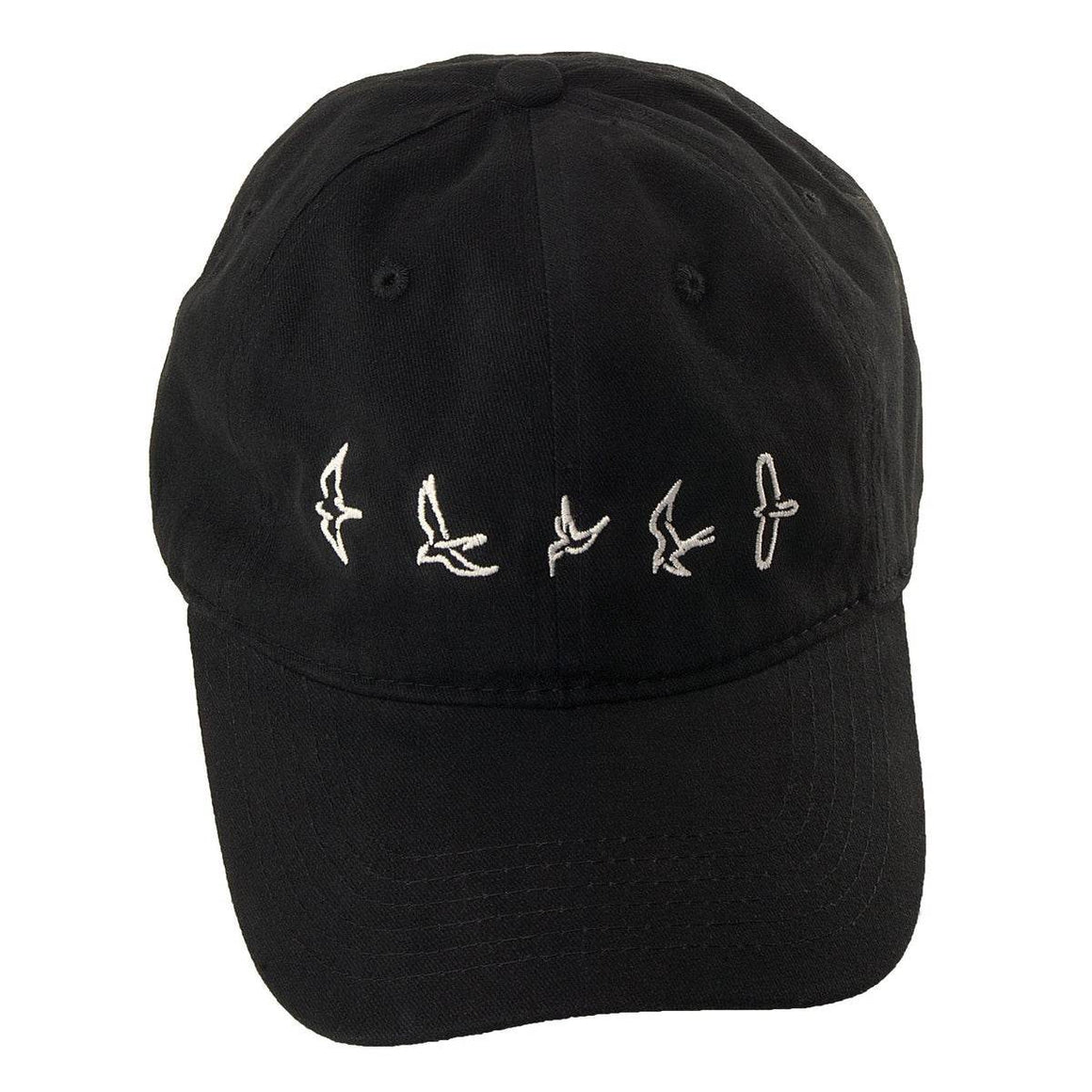 PRS 100104001001 Low Profile Baseball Hat, Birds Logo, Black - Ray's Midbell Music