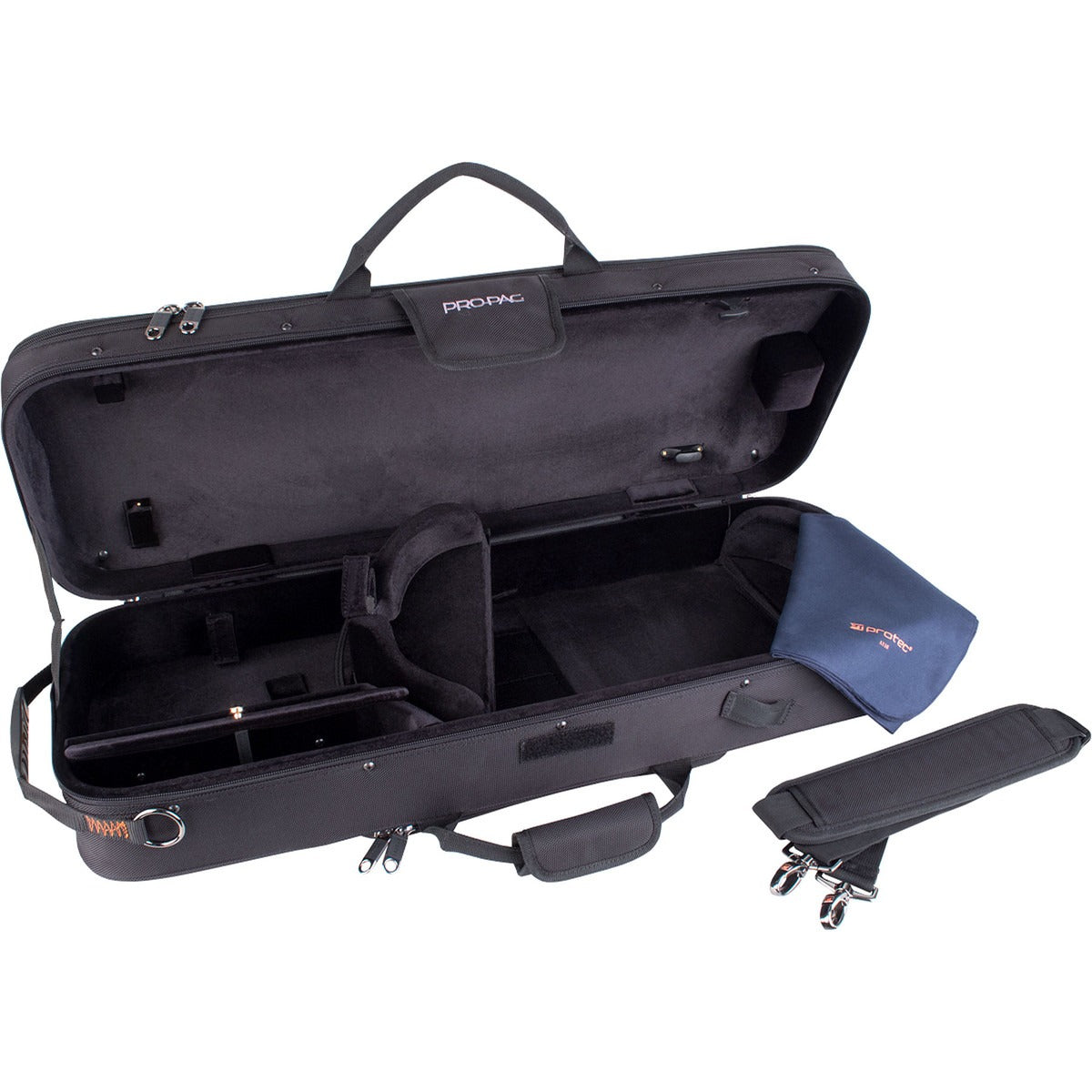 Protec PS2165DLX PRO PAC Viola Case, 13-17.5"