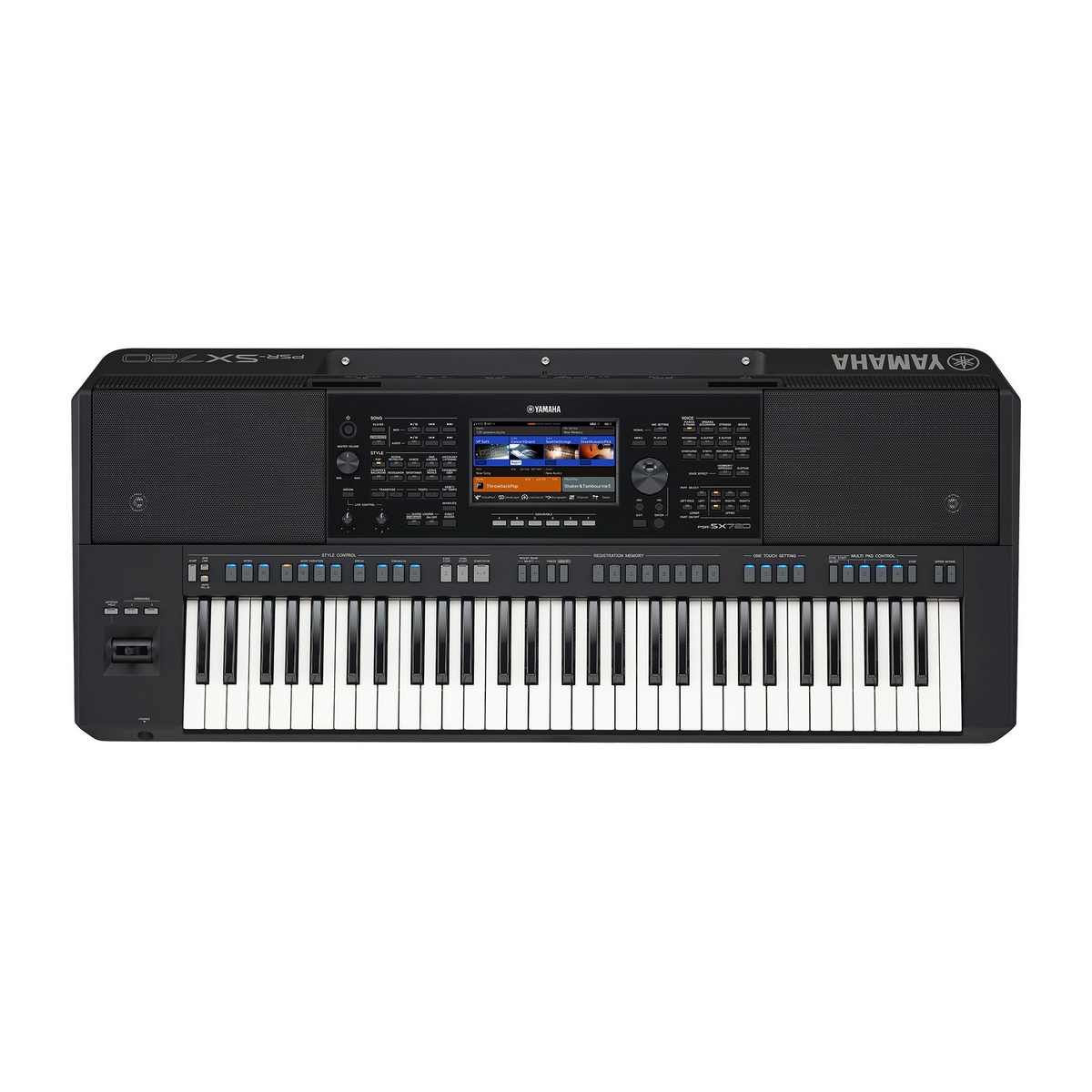 YAMAHA PSRSX720 61-Key Arranger Keyboard w/ Power Adapter