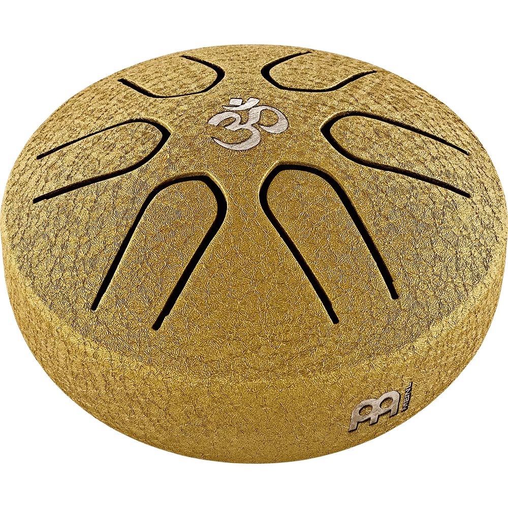 MEINL PERCUSSN PSTD3GOM Pocket Steel Tongue Drum, A Major (Gold)