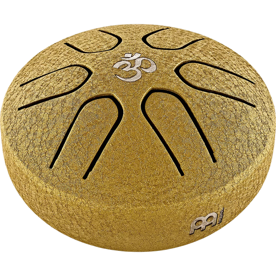 MEINL PERCUSSN PSTD3GOM Pocket Steel Tongue Drum, A Major (Gold)