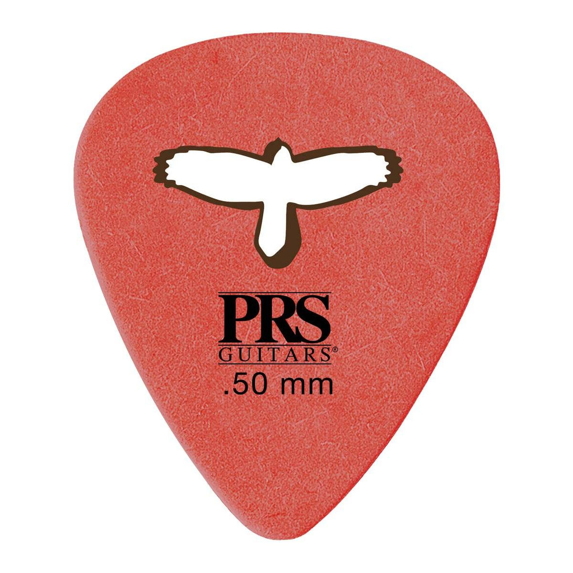 PRS 106453001001011 0.5mm Delrin Punch Picks (12), Red - Ray's Midbell Music