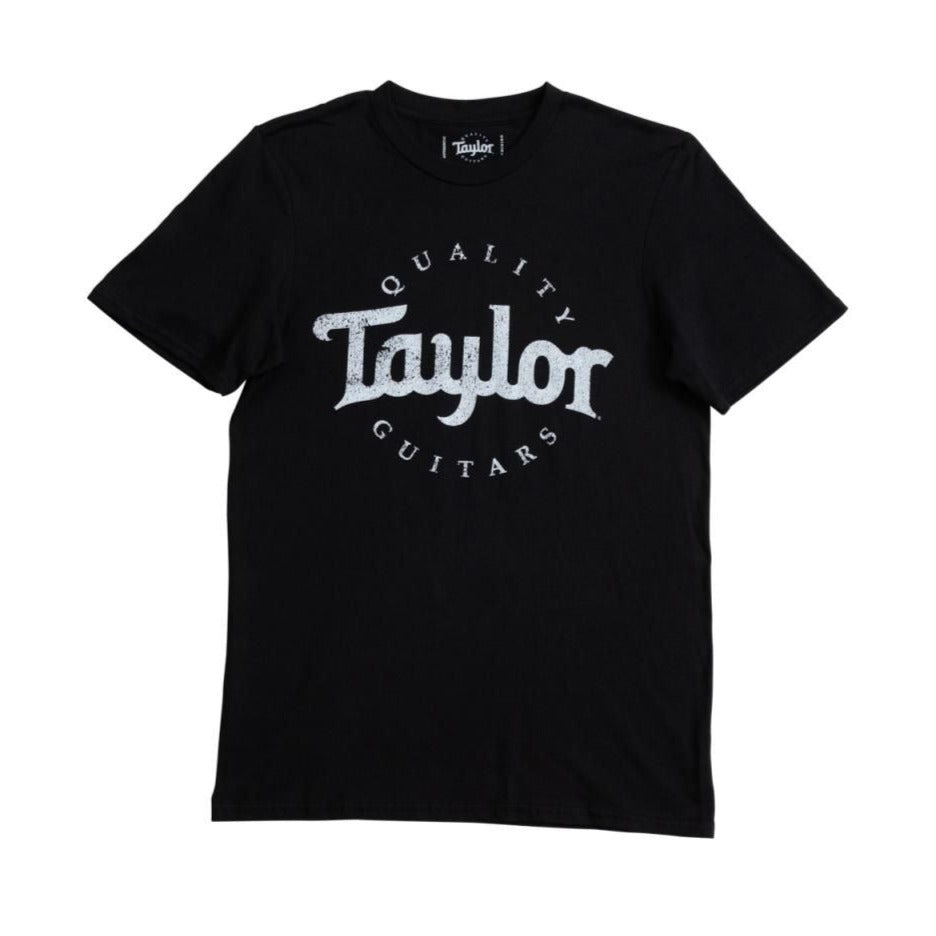Taylor 15856 Basic Black Aged Logo T-Shirt - S